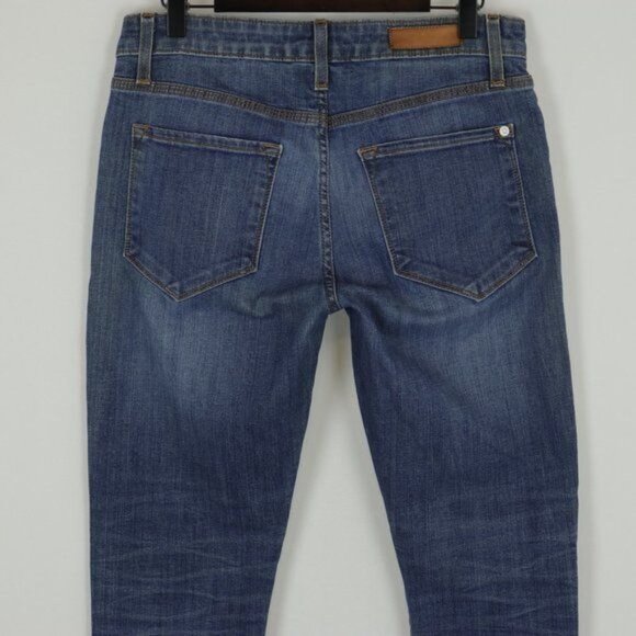 Baldwin The Ten Women's Size 29 Blue Denim Mid Rise Ankle Skinny Jeans - Picture 5 of 11